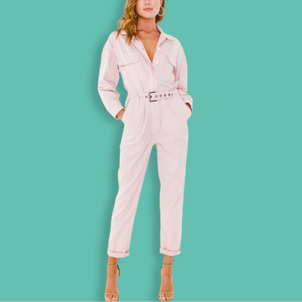 PISTOLA Celia jumpsuit in Rose Pink